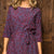 Funky Feline Boho Tunic Perriwinkle