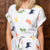 Abstract Nguni Shift Dress Pelican