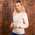 African Luxury Skull Pullover Ivory