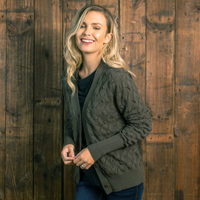 Femme Bobble Cardigan Fatigue