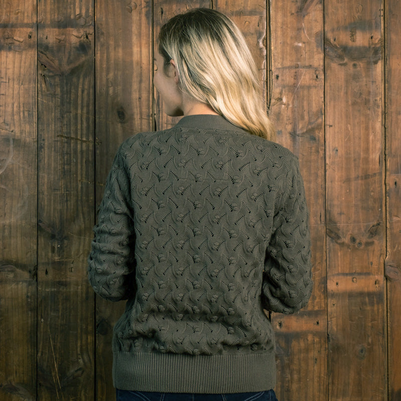 Femme Bobble Cardigan Fatigue