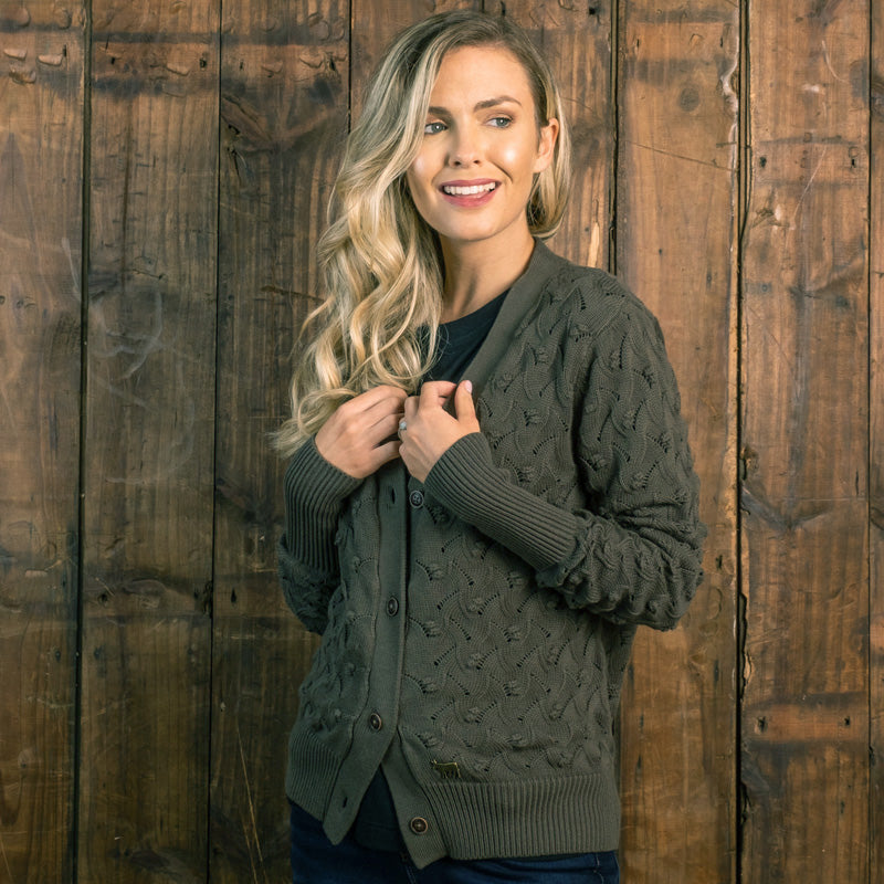 Femme Bobble Cardigan Fatigue