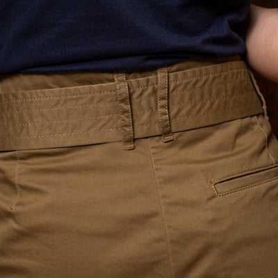 Clifton High-Waisted Flared Short Olive