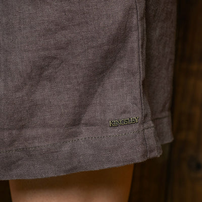 Clifton High-Waisted Flared Short Fatigue