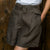 Clifton High-Waisted Flared Short Fatigue