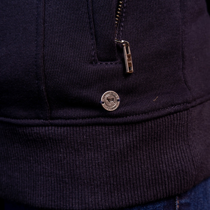 Beaded Nguni Luxe Hoodie Midnight