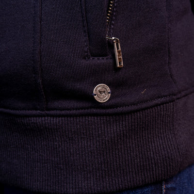 Beaded Nguni Luxe Hoodie Midnight