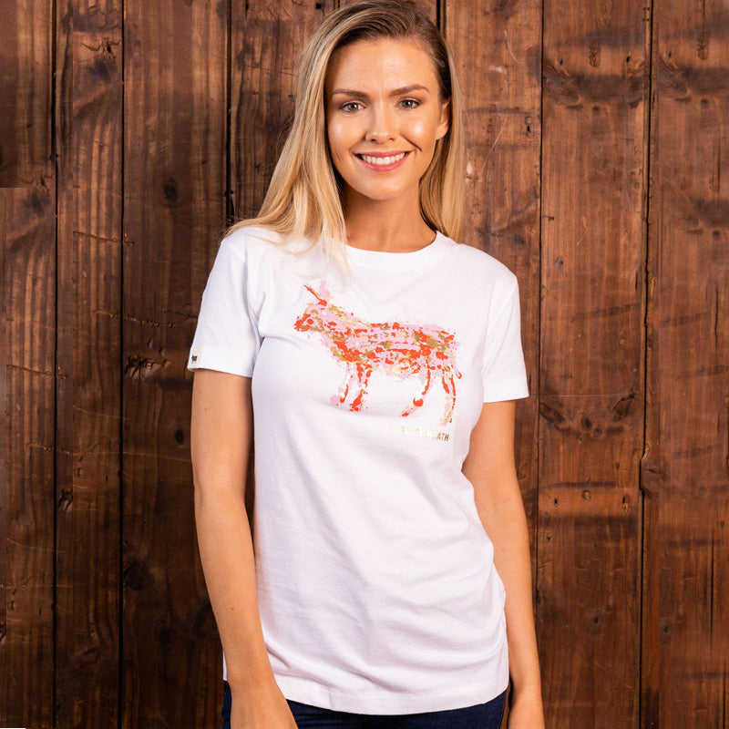 Glam Paint Splosh Slim Crew Tee Pelican