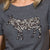Embellished Nguni Crew Slim Tee Jackal
