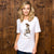 Cheetah Luxe Regular Crew Tee Pelican