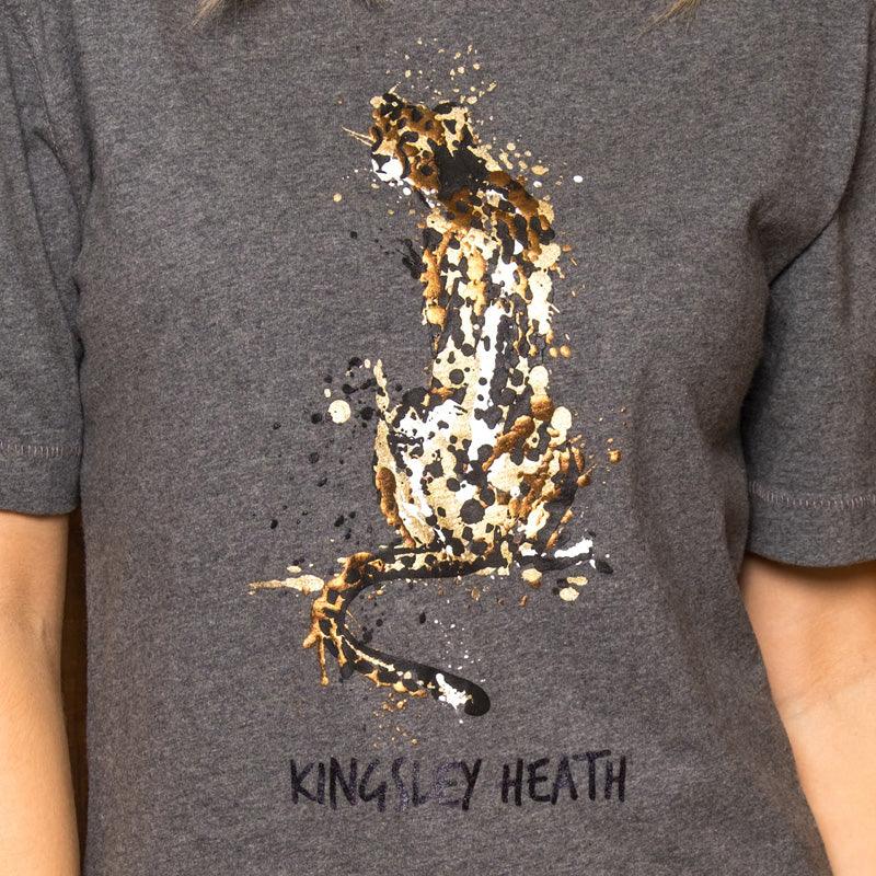 Cheetah Luxe Regular Crew Tee Jackal