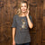 Cheetah Luxe Regular Crew Tee Jackal
