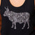 Glitzy Reptilian Nguni Tank Mamba