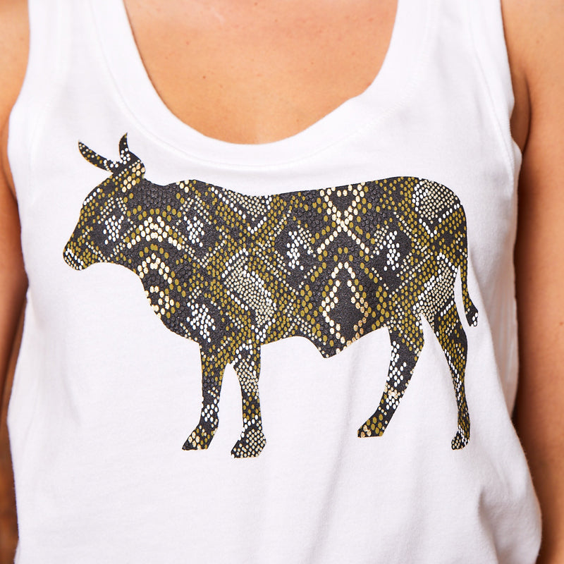 Glitzy Reptilian Nguni Tank Pelican