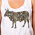 Glitzy Reptilian Nguni Tank Pelican