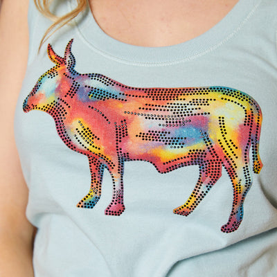 Glitzy Watercolour Tank Haze