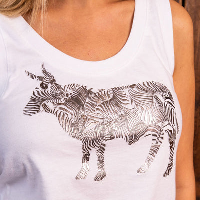 Foil Zebra Nguni Tank Pelican