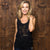 Glitzy Linked Skull Tank Mamba