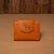 Kingsley Heath Outline Nguni Trim Wallet Tan/Brass