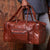Kingsley Heath Tram Zipped Duffel Bag Tan