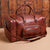 Kingsley Heath Tram Zipped Duffel Bag Tan