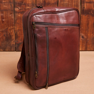 Kingsley Heath Messenger Backpack Tan