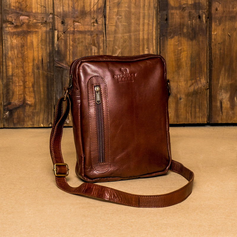 Kingsley Heath Utility Sling Bag Tan