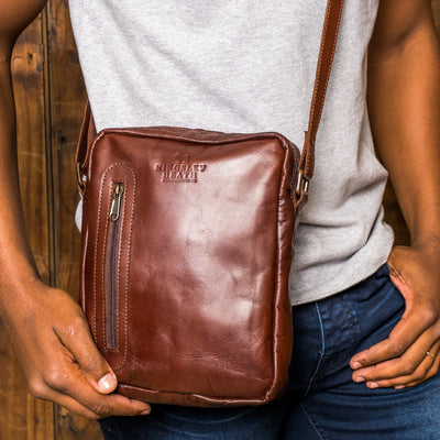 Kingsley Heath Utility Sling Bag Tan