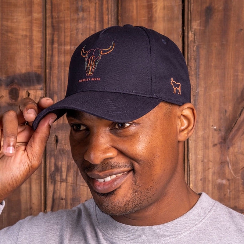 Kingsley Heath Herringbone Nguni Logo Midnight