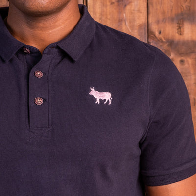 Kingsley Heath Luxe Classic Regular SJ Polo Midnight