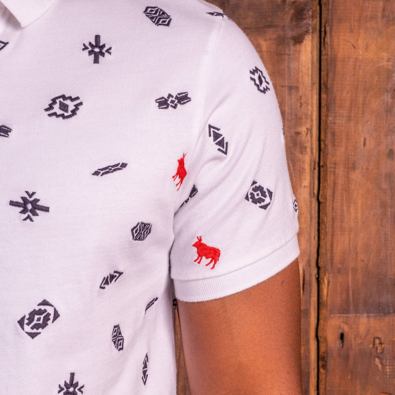 Abstract Polka SJ Polo Pelican