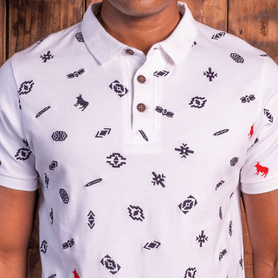 Abstract Polka SJ Polo Pelican