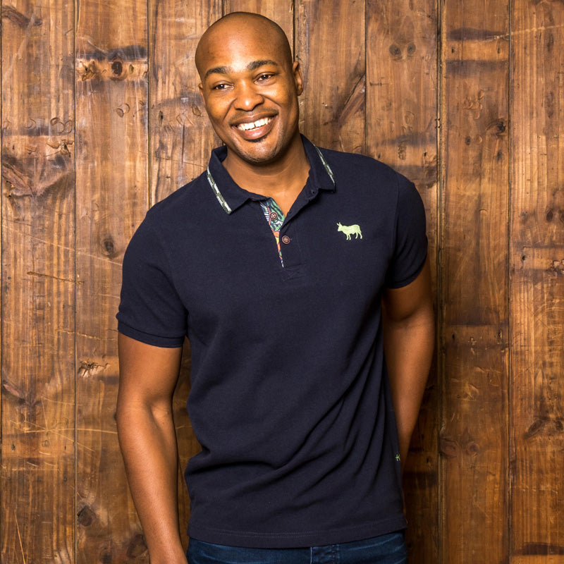 Funky Basotho PK Polo Midnight