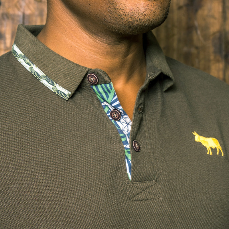 Funky Basotho PK Polo Fatigue
