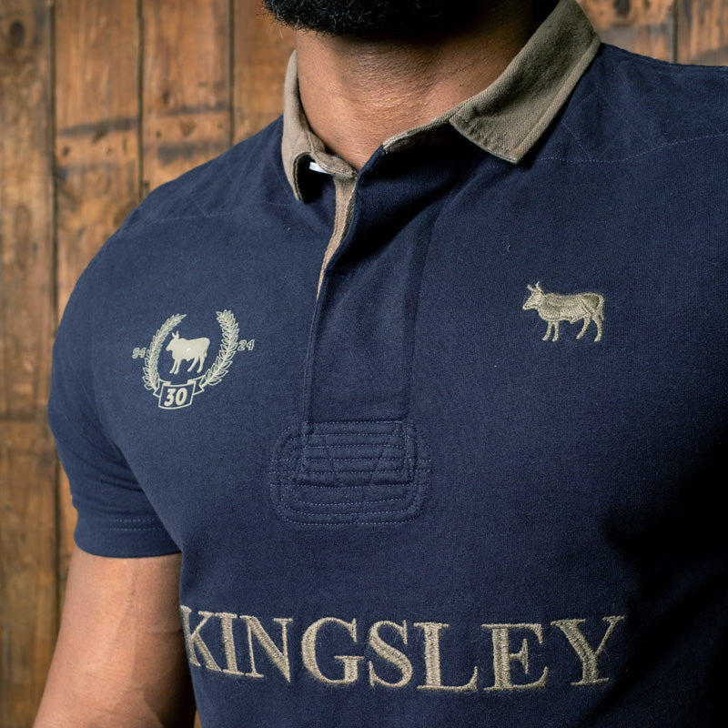 Kingsley Heath 30 Year Crest SJ Polo Midnight