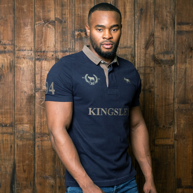 Kingsley Heath 30 Year Crest SJ Polo Midnight