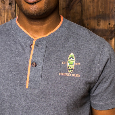 Basotho Surf Tipped Henley Jackal