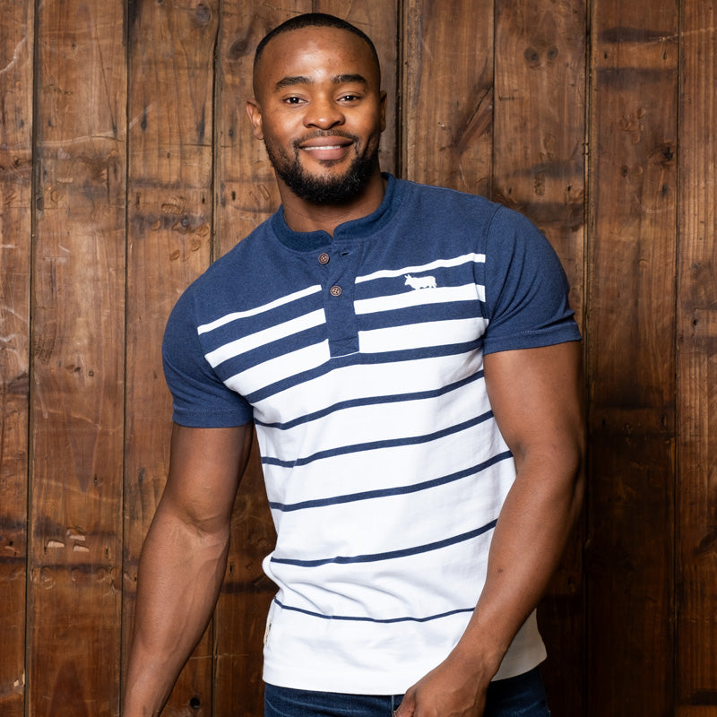 Gradiated Strip Henley Monarch