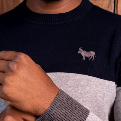 Kamberg Colourblock Pullover Vervet
