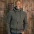 Chunky Meander Zip Thru Hoodie Fatigue