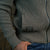 Chunky Meander Zip Thru Hoodie Fatigue