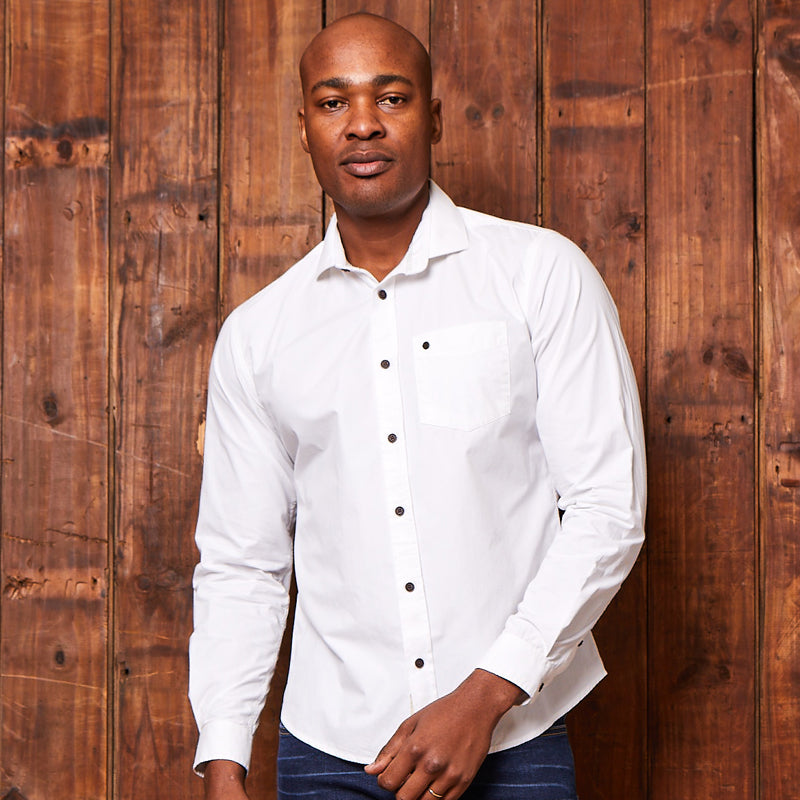 Kingsley Heath Timeless Muscle Fit Shirt Pelican