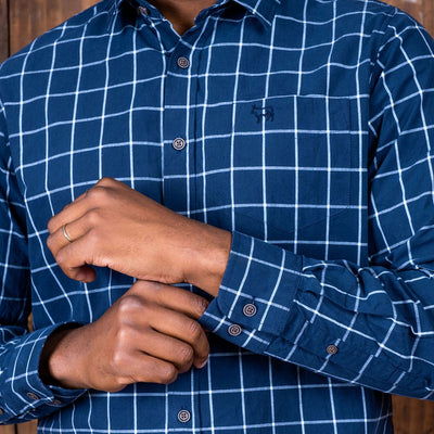 Lanzerac Cruising Muscle Fit Shirt Midnight