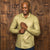 African Luxury Long Sleeve Linen Shirt Moss