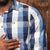 Ceres Gingham Muscle Fit Shirt Midnight