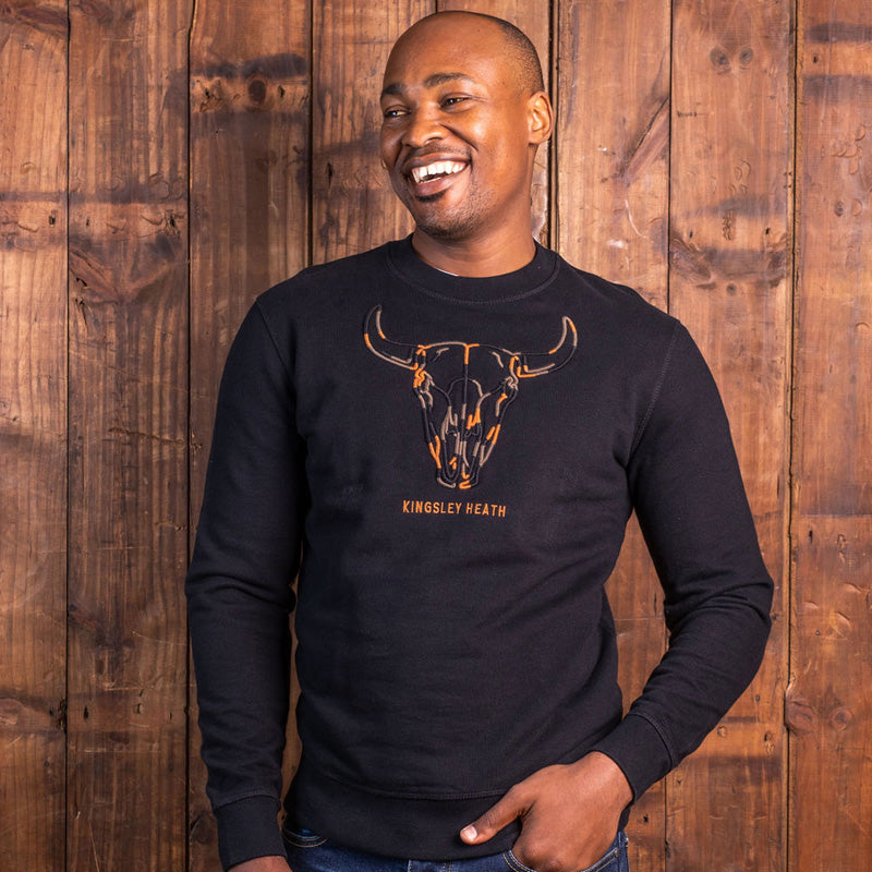 Camo Skull Pullover Sweatshirt Mamba