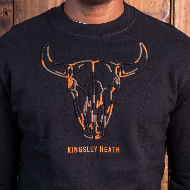 Camo Skull Pullover Sweatshirt Mamba