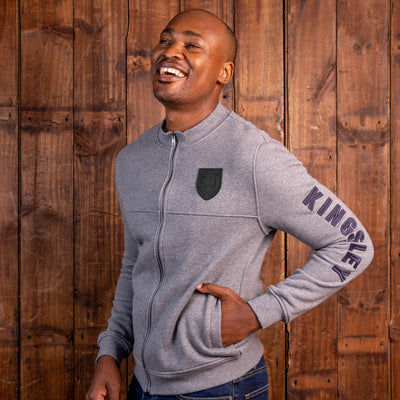 Kingsley Classic Bomber Sweatshirt Jackal