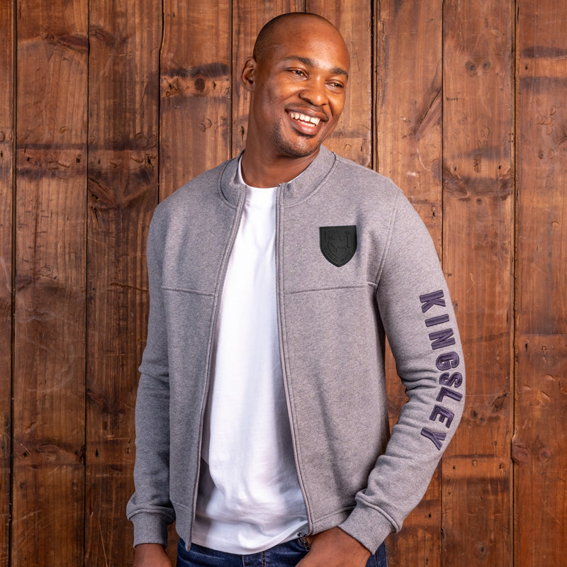 Kingsley Classic Bomber Sweatshirt Jackal