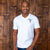 African Luxury V-Neck Tee Pelican